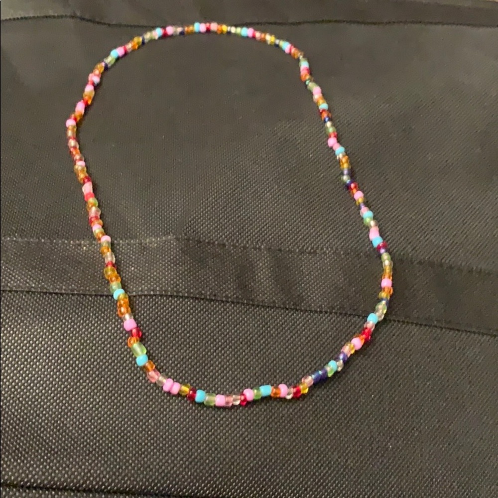 Rainbow colored beaded